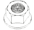 Serrated Flange Nuts