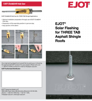 EJOT Solar Flashings