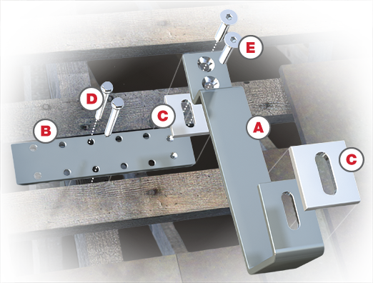 solar roof hook