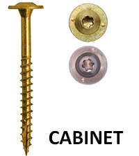 GRK Fasteners Low Profile Cabinet Screw