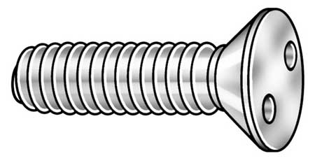 Flat Head Spanner Tamper Resistant Machine Screw