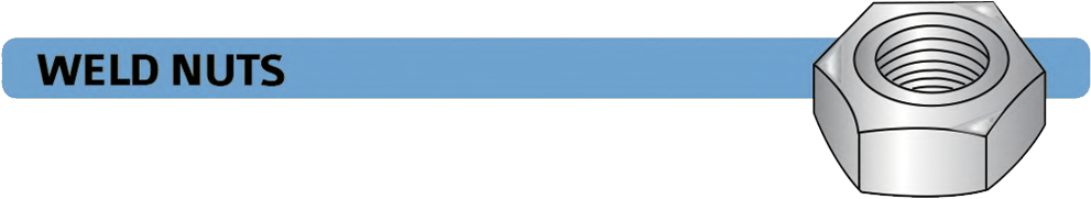 Metric Weld Nuts